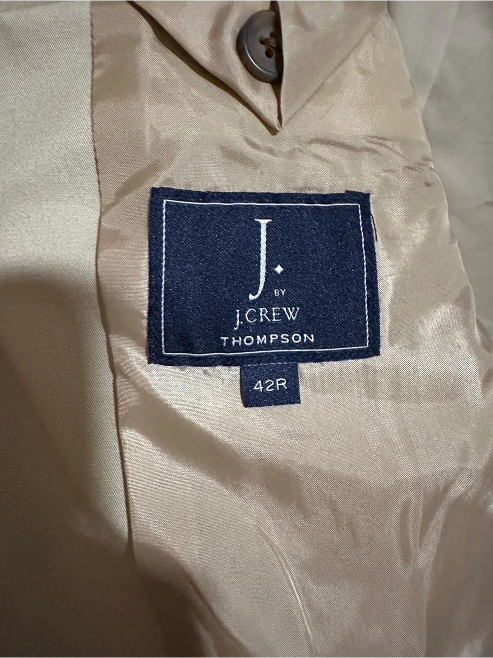 J. Crew Tan Single-Breasted Sport Coat